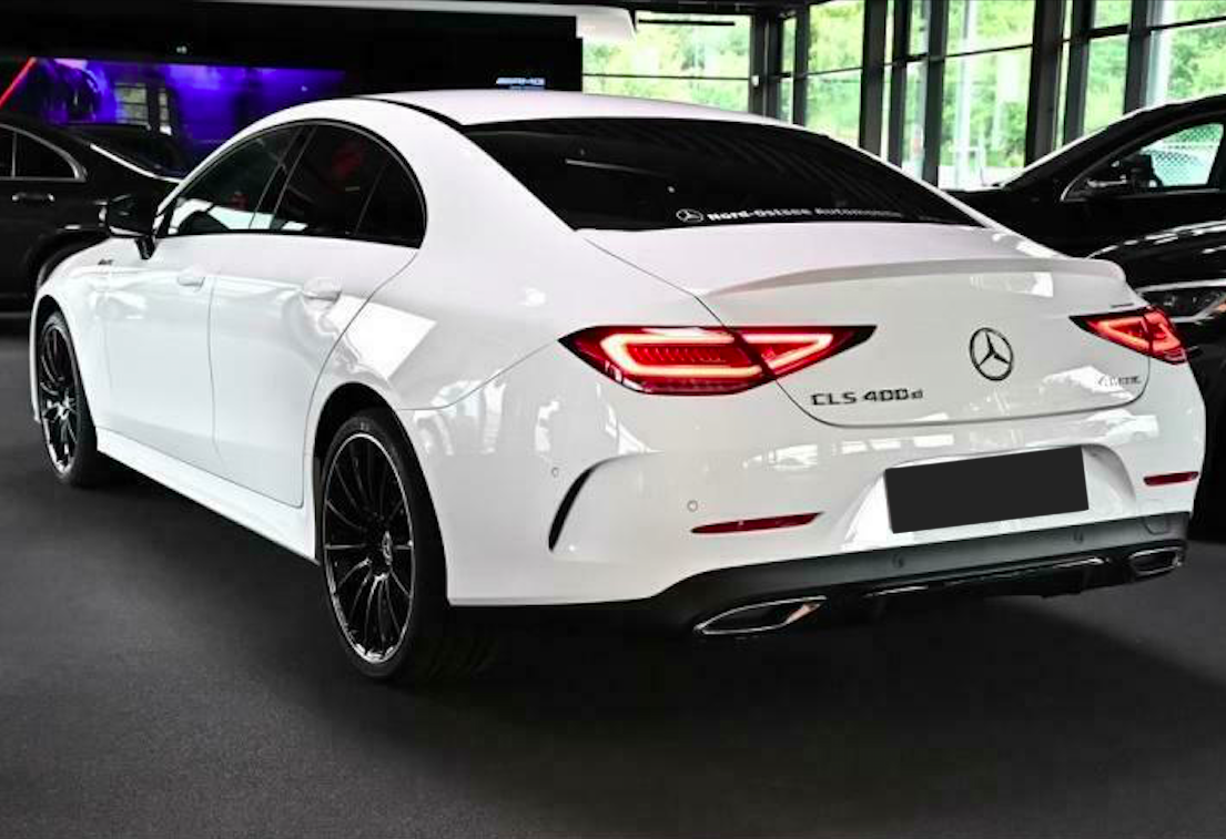 Mercedes - Benz CLS 400d 4matic AMG | předváděcí auto | skladem | bílá Polar nemetalická | online nákup | online prodej | super cena | autoibuy.com